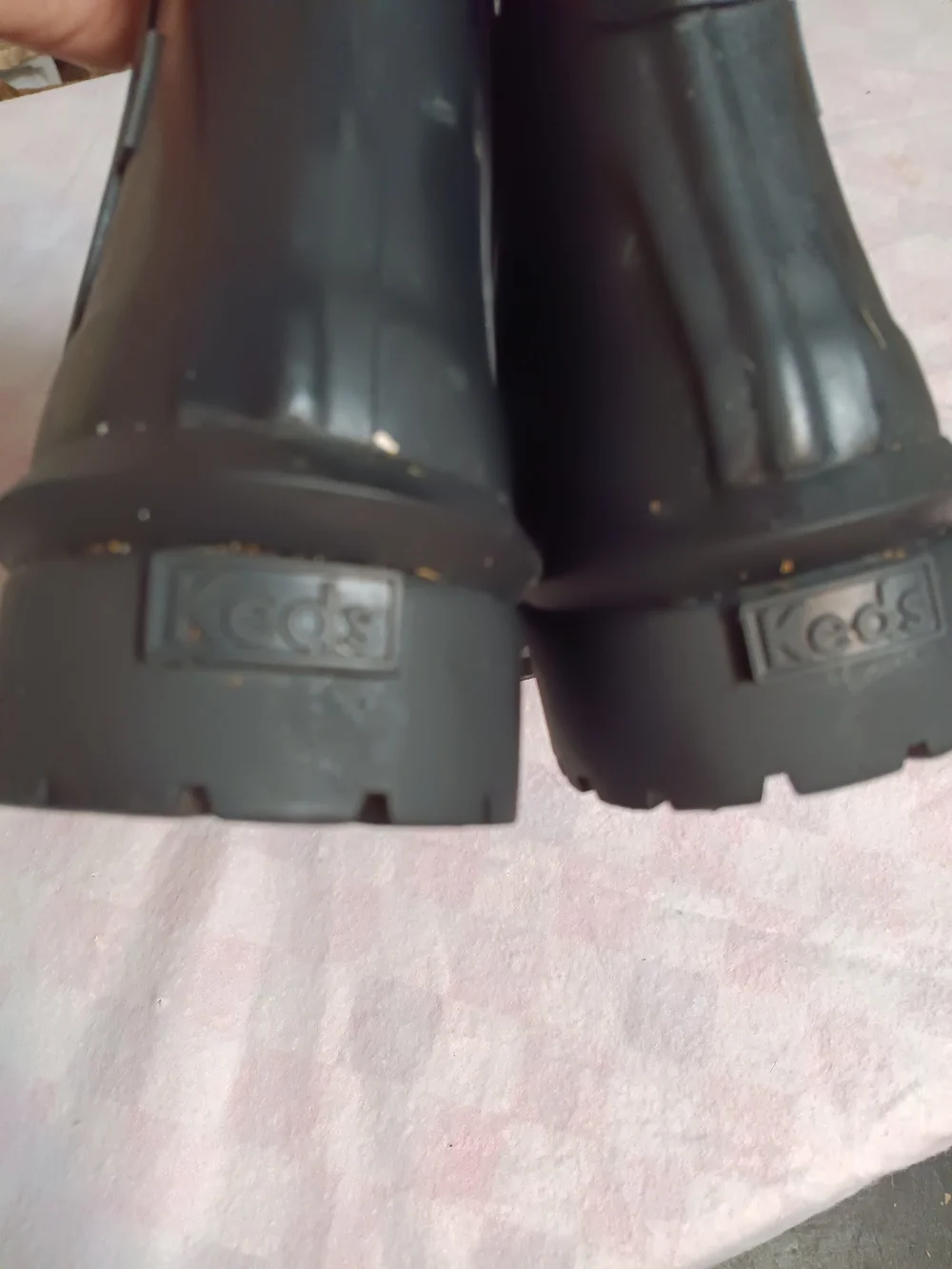 Keds Men's Black Waterproof Pull-On Rain & Snow Chelsea Boots